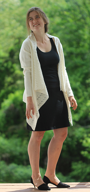 Rita Wrap Front Drape Cardigan