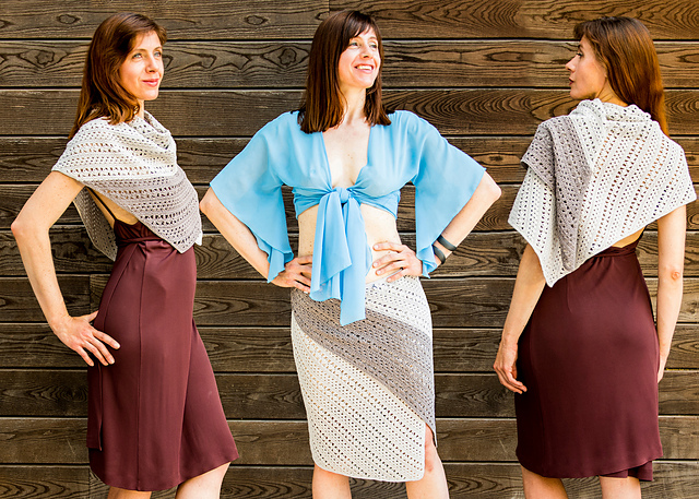 Asymmetric Wrap Serpentine: 2 in 1