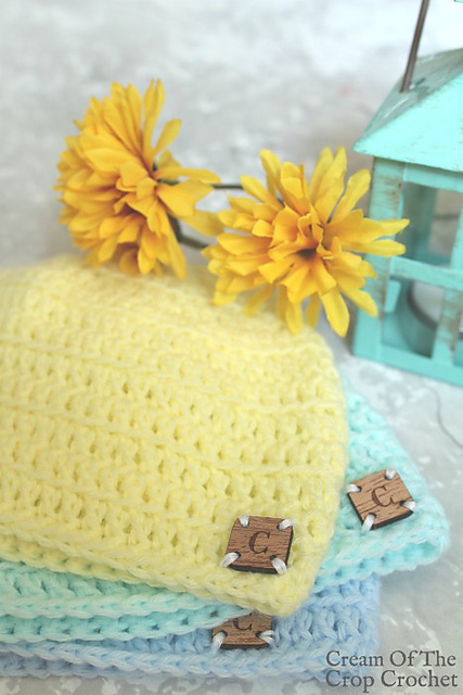 Front Loop Newborn Hat