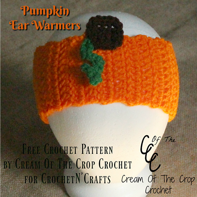 Pumpkin Ear Warmers