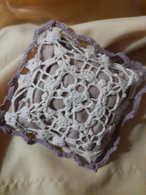 Sachet lace Dotted veil