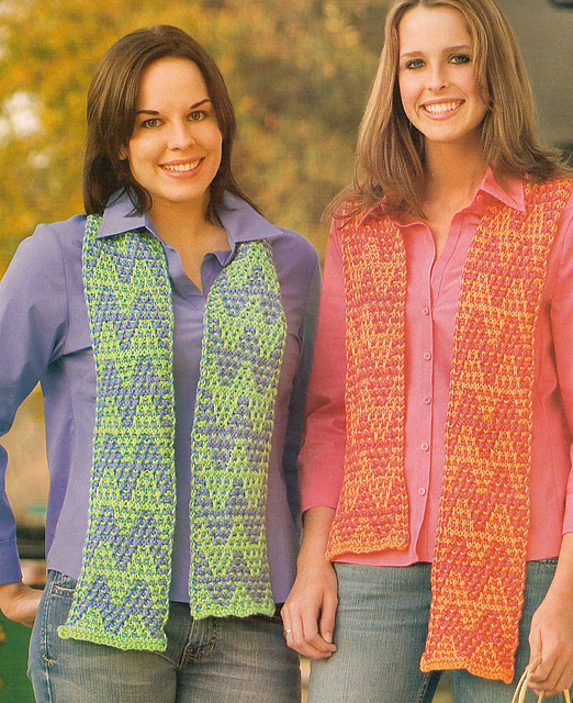 Mosaic Chevron Scarf