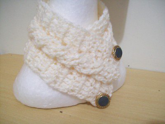 Simple Quick Cable Neck warmer