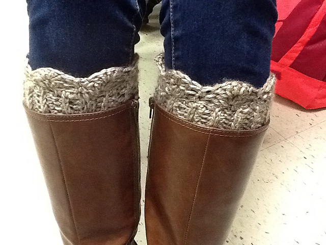 Scalloped Boot Cuffs