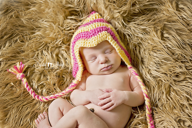 Chevron Pixie Bonnet