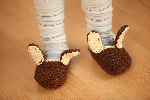Crochet Bunny Booties