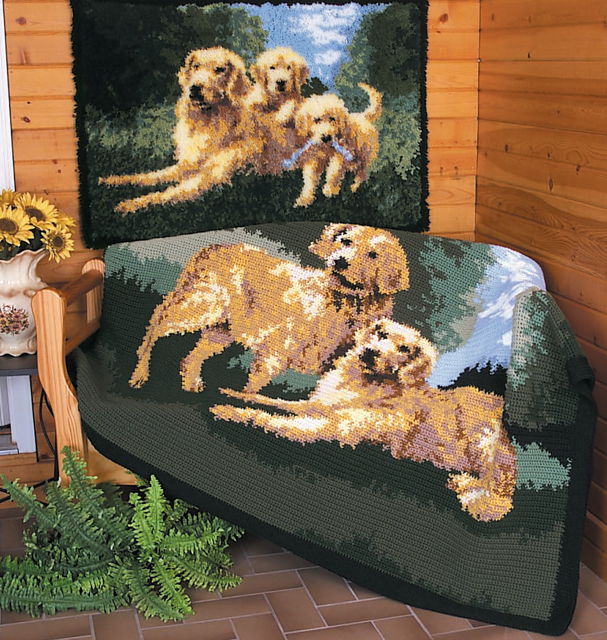 Golden Retrievers Afghan