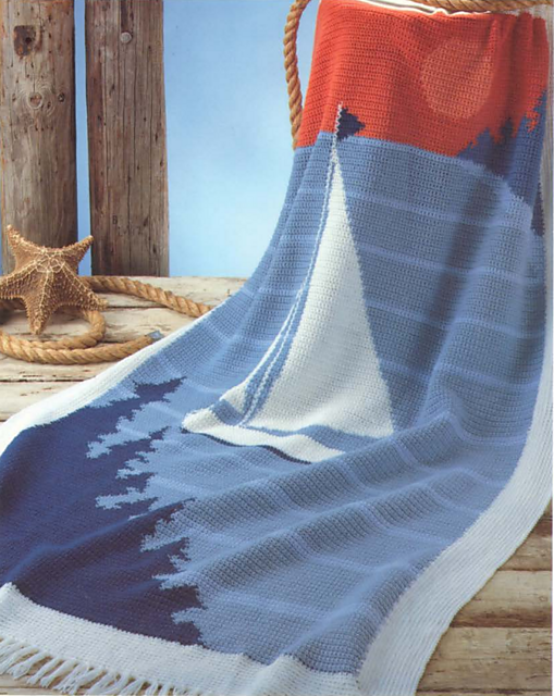 Sailboat Afghan