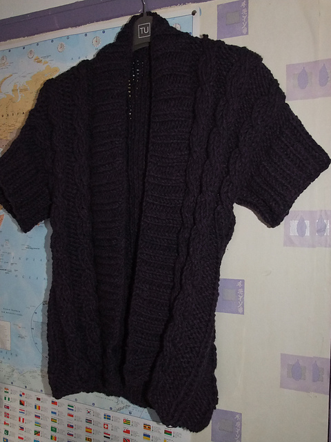 Design J - Cabled Waistcoat