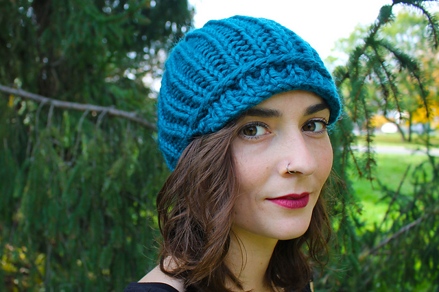 Ravelry: Peaked Cap pattern by Caddy Melville Ledbetter