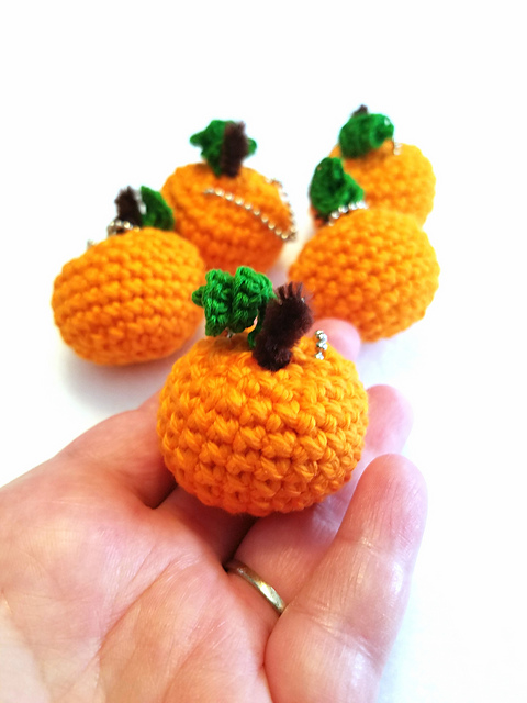 Pumpkin Keychain