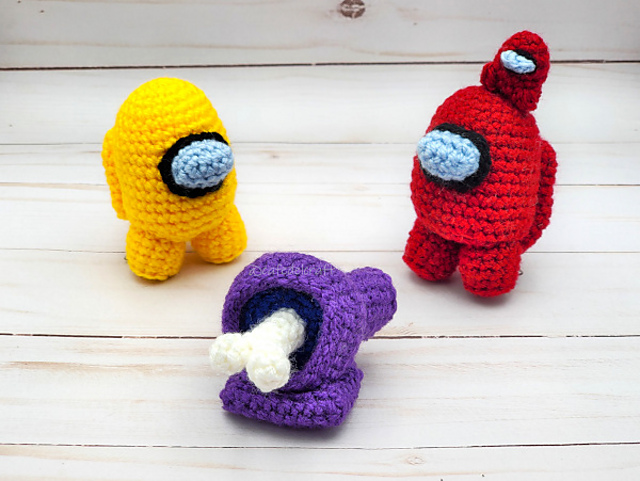 Among Us Amigurumi (Dead Version)
