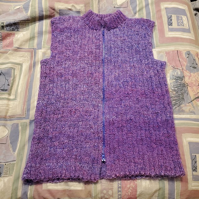 Wavy Ribbed Cardigan