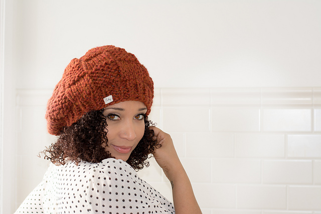 Basket Weave Chunky Beanie