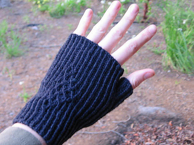 Panda Wool Mitts