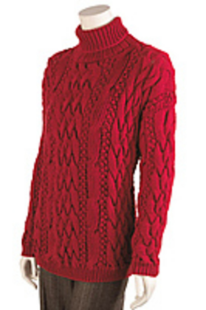 Trina Cabled Turtleneck