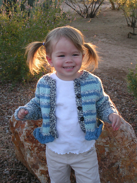 Striped Cardigan Design 1