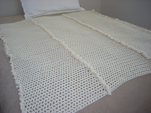 Ruffle Throw