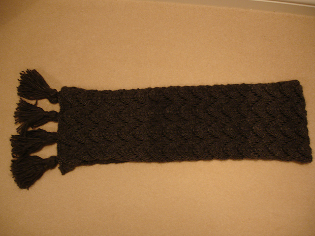 #1 Horseshoe lace scarf