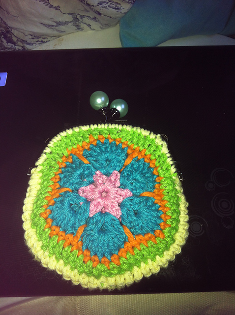 Africanflower purse
