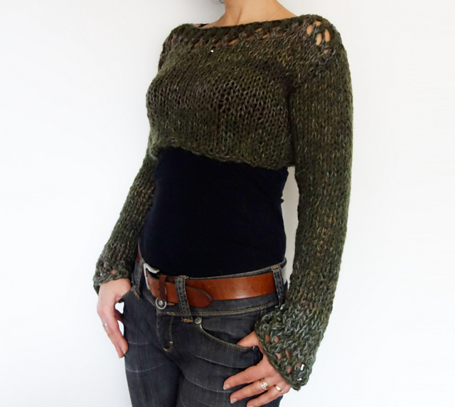 Woodland Cropped Sweater