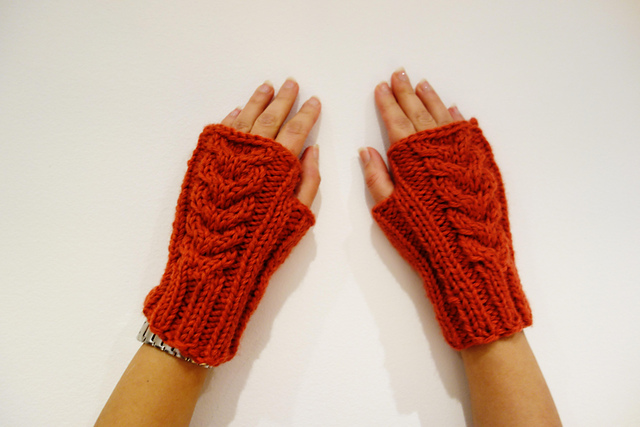 Chilly Chilli Fingerless Gloves