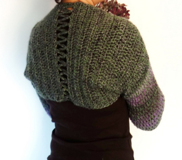 Faded Hydrangea Shrug