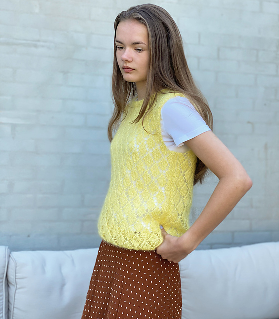 Spring Diamonds Vest