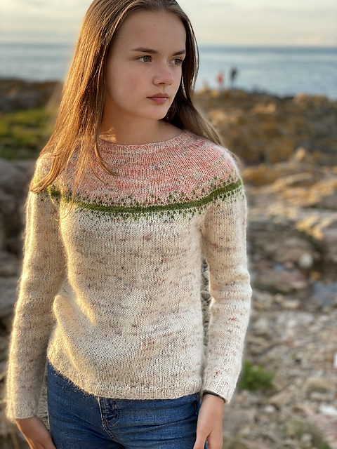 Cactus Flower Sweater