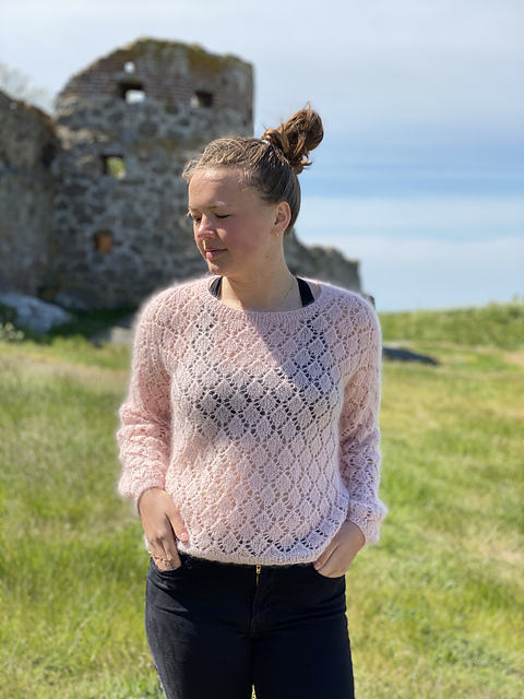 Spring Diamonds Sweater