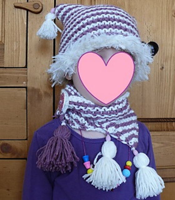 So girly! Bonnet & Chèche