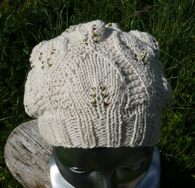 Béret Merisier Perlé