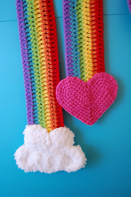 Girly Girl Rainbow Scarf