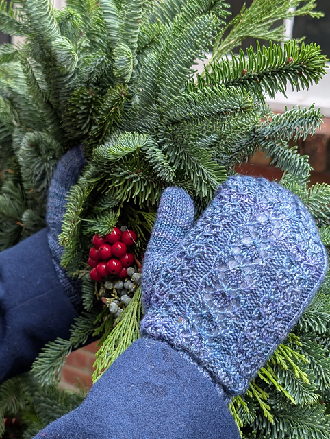 Blueberry Twist Mittens