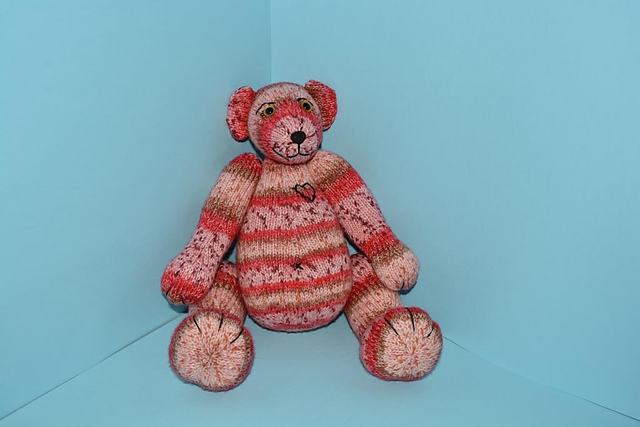 Cherry Heart Teddy Bear