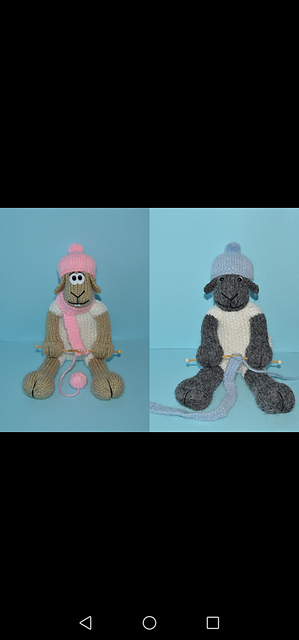 Lila Lamb-Bert The Knitting Sheep