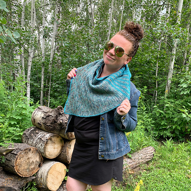 Aslant Shawl