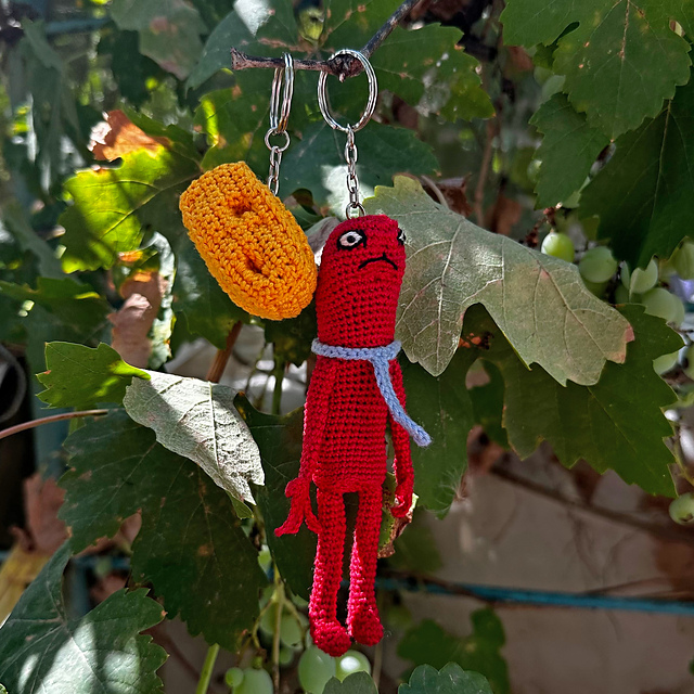 Ravelry: Smiling Friends Keychain pattern by Kseniia Semeliak