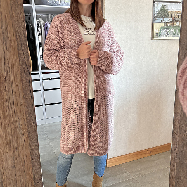 Ravelry: Pink Mist Cardigan pattern by Kseniia Semeliak