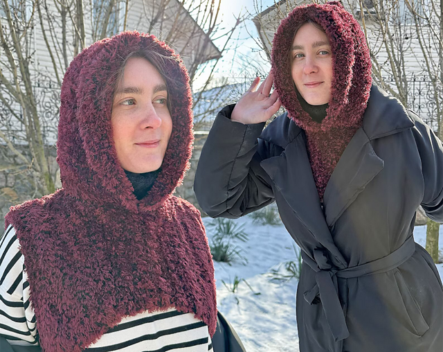 Ravelry: Hooded Cowl pattern by Kseniia Semeliak