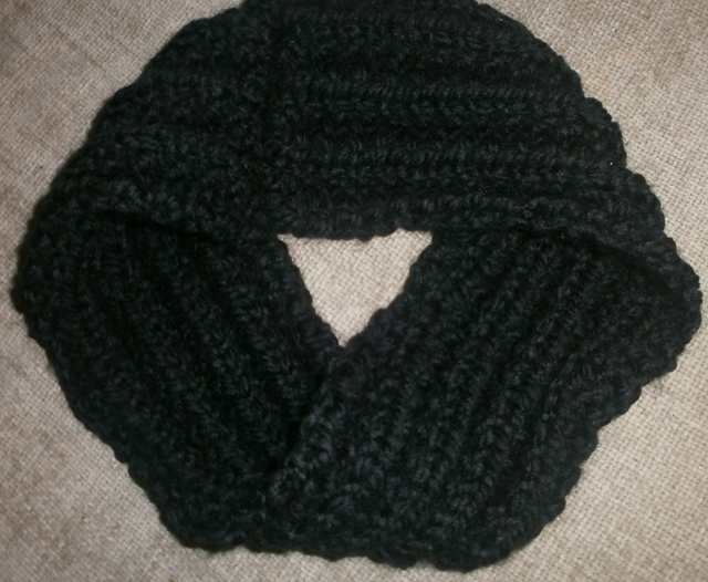 German Rib Infinity Scarf
