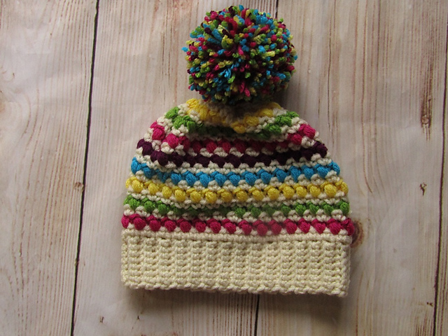 Rainbow Beans Child's Toque