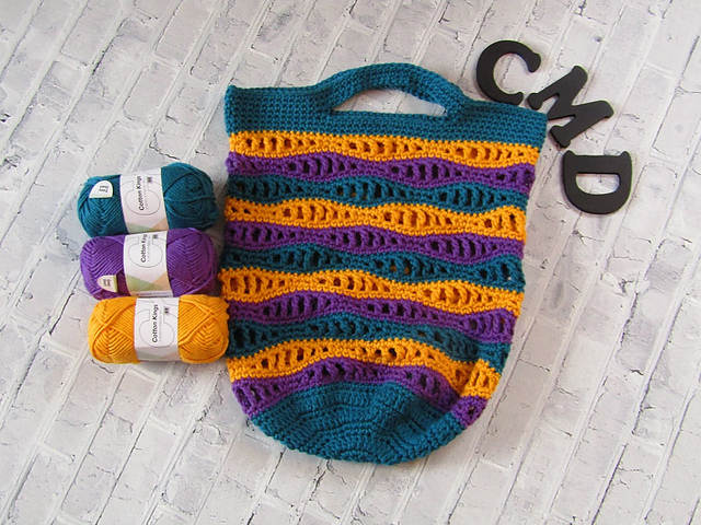Striped Market Bag