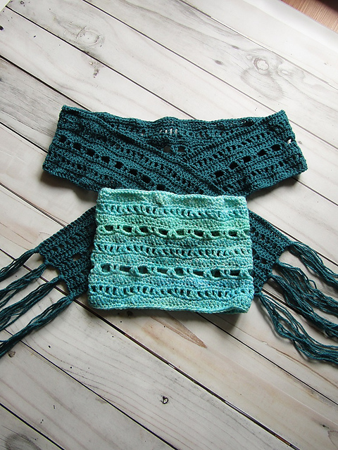 Rolling Waves Scarf & Cowl