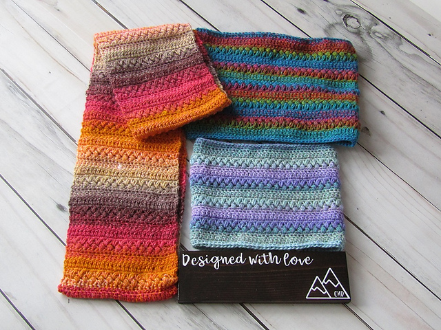 Watercolor Cowl & Scarf