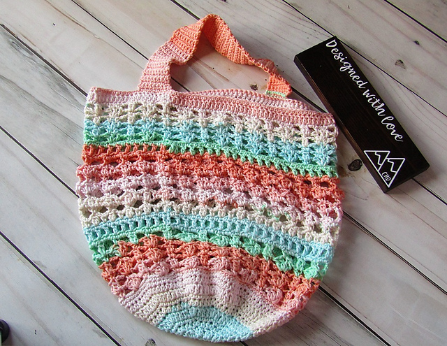Crochet Market Bag Crochet Summer Bag Pattern Free Ravelry