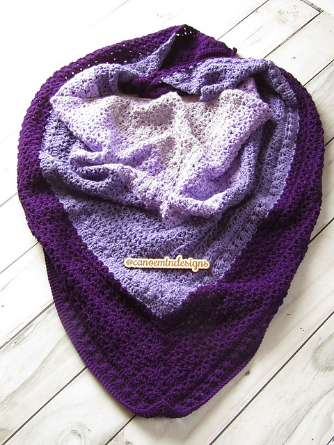Gradient Triangle Shawl