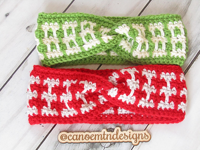 Christmas Twist Ear Warmers