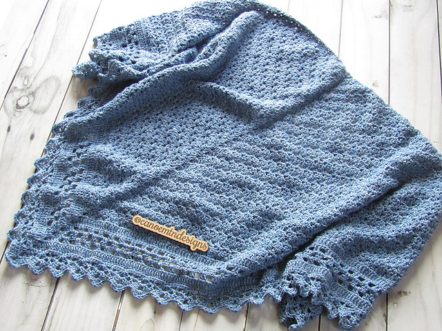Denim Grace Shawl