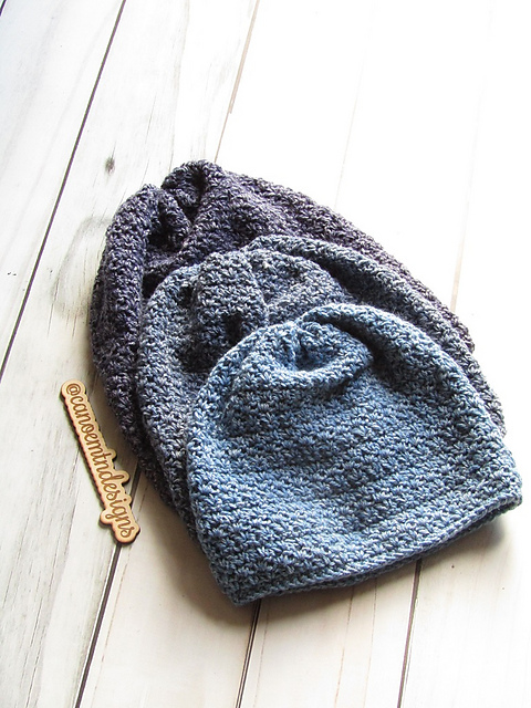 Denim Grace Slouch Beanie